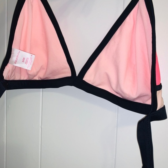 Color block pink and black bikini top d/dd - Picture 2 of 3